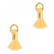 Mini Kwastje Ibiza style 0.7cm Gold-dalila yellow